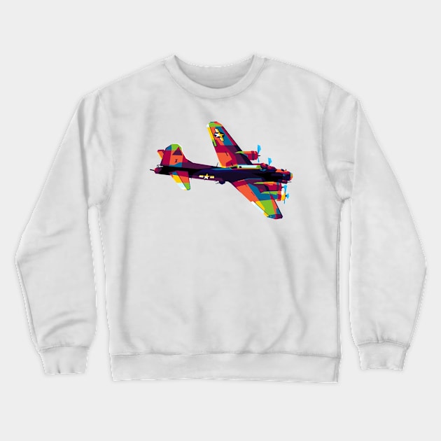 B17 Flying Fortress Crewneck Sweatshirt by wpaprint